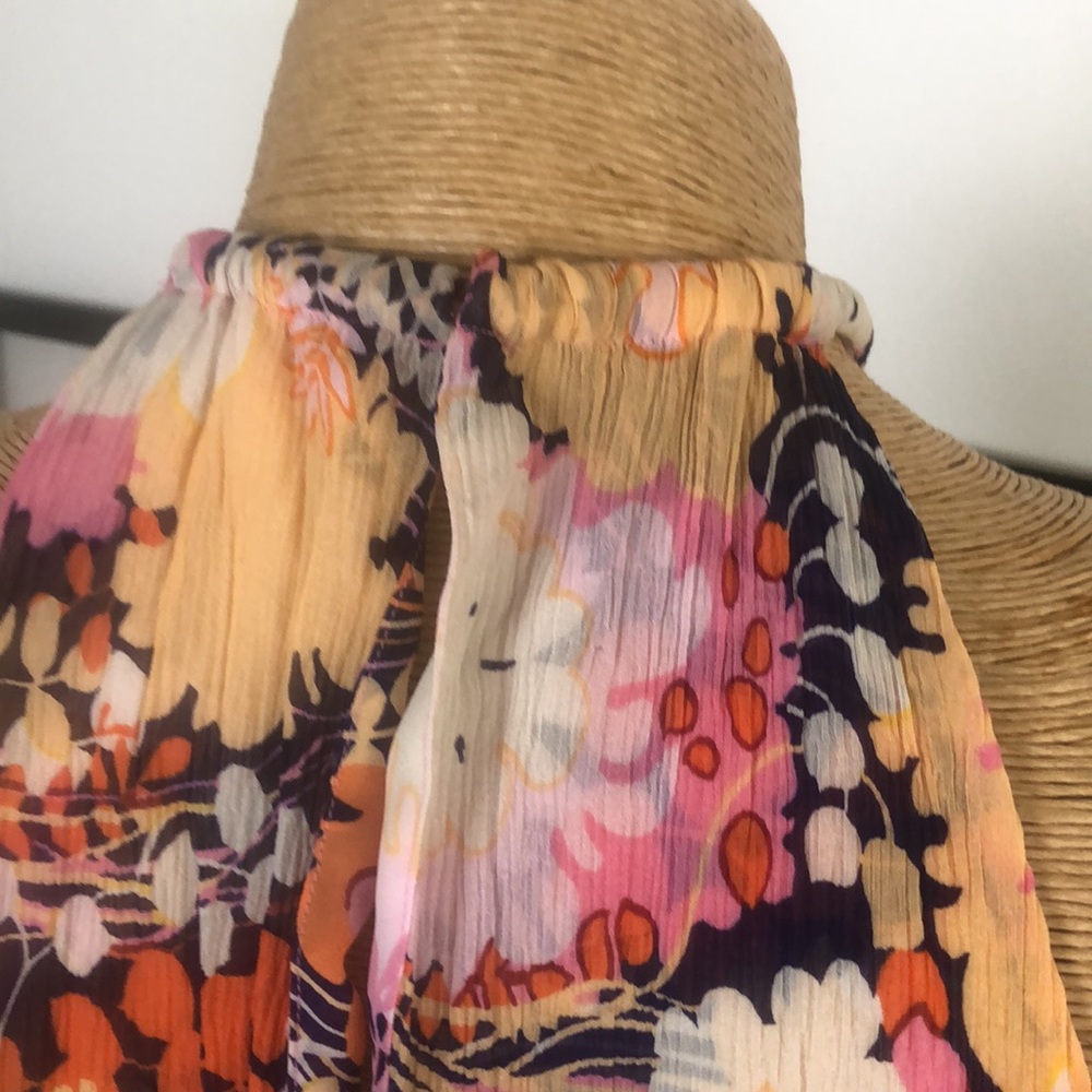 A.L.C Floral Halter Maxi Dress size 2 - Picture 11 of 14
